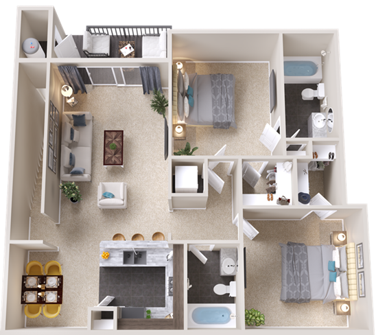 Smokebrush - 3D Plan